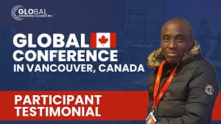 Hussein From Ghana  Attended Global Conference in Canada With Invitation Letter 2024 [upl. by Skutchan]