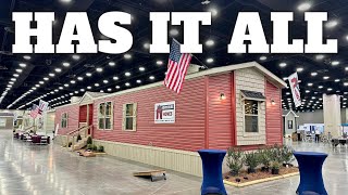 BRAND NEW single wide mobile home that TRULY has EVERYTHING Prefab House Tour [upl. by Imyaj]