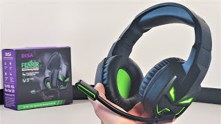 EKSA FENRIR E7000 Gaming Headset Review AudioMic Test PC [upl. by Gnik924]