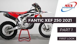 Fantic XEF 250 2021 Enduro Bike Part 1  First look [upl. by Silvain869]