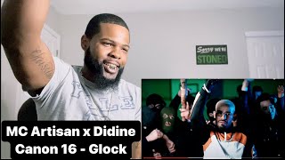 Mc Artisan  Glock ft Didine Canon 16  AMERICAN REACTS🇺🇸🇩🇿💚 [upl. by Wixted]