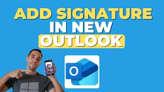 How To Add Signature In New Outlook 2024 [upl. by Yecaw978]