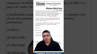 Questão comentada Exame de Suficiência  Questão 20  20241  FGV NBC TG 16  Estoques [upl. by Enwad]