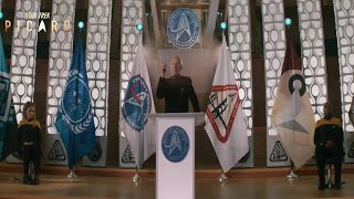 Picards speech • First Romulan in Starfleet  Star Trek Picard Season 2 Episode 1 [upl. by Ahsiyn]