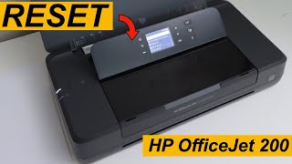 HP OfficeJet 200 Printer Reset To Factory Default [upl. by Ardys]