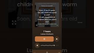 7 Years Lyrics music lyrics shorts [upl. by Tami466]