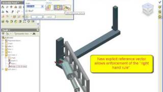 Inventor 2009 Angle Constraint [upl. by Cirnek]