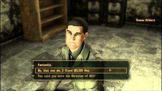 Fallout New Vegas Camp McCarran part 3 of 8 Dr Hildern and Curtis [upl. by Asilrak]