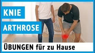 Arthrose im Knie  3 Übungen für zu Hause Gonarthrose [upl. by Kerman602]