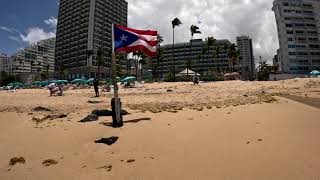 GoPro HERO12 Wide Digital Lens  Walk along Condado Beach San Juan Puerto Rico [upl. by Ikcin573]