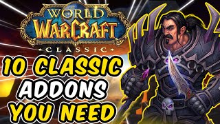 Your BEST Addons For WoW Classic Era amp Season of Discovery For New amp Returning Players 2024 [upl. by Aiuqes]