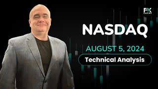 NASDAQ 100 Gets Hammered Technical Analysis for August 05 2024 by Chris Lewis for FX Empire [upl. by Joacima]