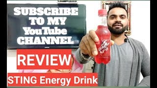 Sting Energy Drink Review In Hindi  Safe or Not [upl. by Kurr206]