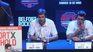 UFC on FX 8 Belfort vs Rockhold Prefight Press Conference [upl. by Derf]