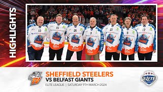 Sheffield Steelers v Belfast Giants  9th March 2024 [upl. by Karub571]