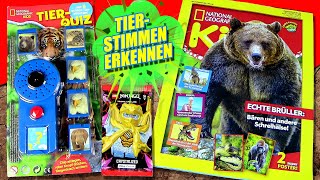 National Geographic ™ Kids Magazin 38 mit Tierstimmen Quiz  Dinosaurier Quiz amp Tiere suchen  TOP [upl. by Tiraj]