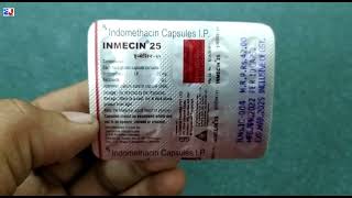 Inmecin 25 Capsule  Indomethacin 25mg Capsule uses  Inmecin 25mg Capsule uses side effects benefit [upl. by Oirelav]