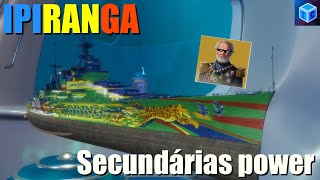 World Of warships Español Ipiranga  secundarias power [upl. by Ragg]