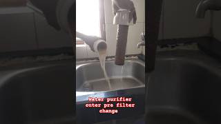 water purifier pre filter change satisfying waterpurifier best shortsvideo ytshorts [upl. by Oiruam90]