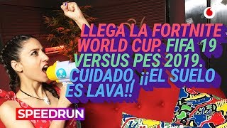 Speedrun 1406 PES vs FIFA y la Fortnite World Cup [upl. by Barth]