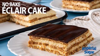 How to Make No Bake Eclair Cake [upl. by Yvan]