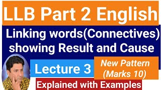 LLB Part 2 English  Sequence Markers of Contrast  Lecture 3  New Paper Pattern 2024 [upl. by Glennis]