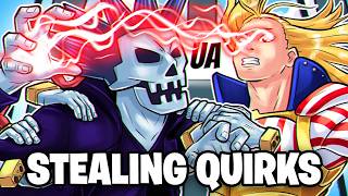 STEALING QUIRKS using the NEW Shigaraki Ultimate Heroes Battlegrounds Roblox [upl. by Nylcoj741]