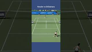 2024 Osaka Open R1 Kessler vs Shibahara 64 61 tennis wta highlights [upl. by Hanyaz]