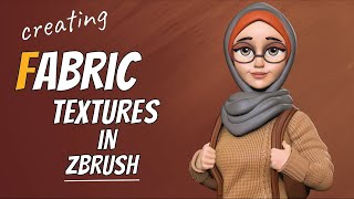 Creating Fabric Texture In Zbrush [upl. by Levin]