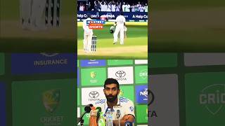 Jasprit bumrah on virat kohli 100🫂❤️ viratkohli jaspritbumrah indvsaus shorts [upl. by Daggna927]