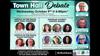 Douglas County Fall Town Hall Debate 2024 [upl. by Restivo]