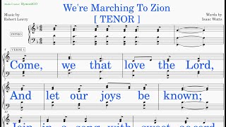 Were Marching To Zion Lowry  Watts v2 Tenor [upl. by Ronile]