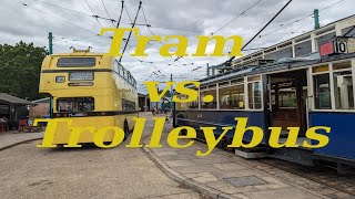 Tram vs Trolleybus [upl. by Sukul750]