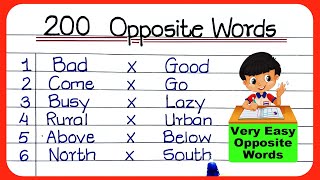 Opposite Words  Opposite Word  Opposite Words in English  Antonyms  opposite words 100 [upl. by Tewell]