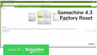 Resetting Somachine 43 to Factory Default  Schneider Electric Support [upl. by Shushan]