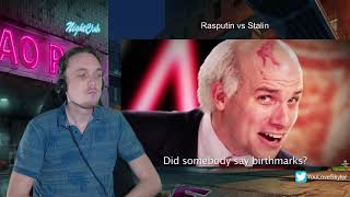 Rasputin vs Stalin Epic Rap Battles of History Reaction [upl. by Jonna599]