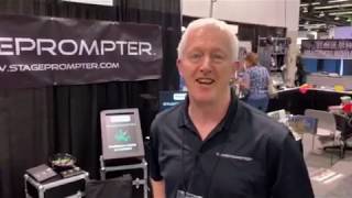 Stageprompter Pro Series Live at NAMM 2019 [upl. by Nosilla]