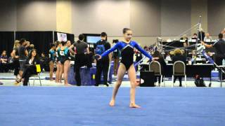 Delanie Harkness  Floor  2014 JO Championships [upl. by Acinyt]