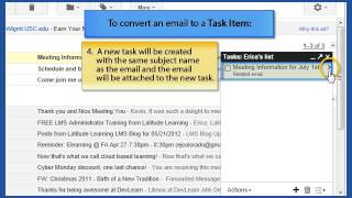 Gmail Converting emails into Calendar or Tasks Functions [upl. by Nuahsyar]