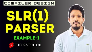 SLR 1 Parser Example 1  Simple LR Parser  SLR Parsing Table Example  Compiler Design [upl. by Ikkela244]