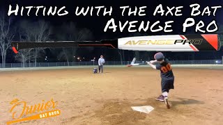 Hitting with the Axe Bat Avenge Pro  10 USSSA Baseball Bat Review [upl. by Mamoun619]