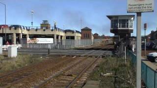 142019 and 142020 pass at Redcar Central [upl. by Seravart]