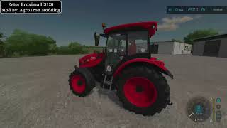 Zetor Proxima HS120  Mod  Sound and Looks  Farming Simulator 22 [upl. by Leamiba]