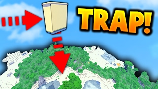 INSANE FLOATING TRAP  Will it work Minecraft Ice Factions 49 [upl. by Anirbak]