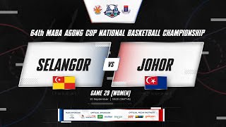 ENGBM AgongCup  G29  WOMEN  SELANGOR VS JOHOR [upl. by Abbotsun]