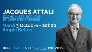 Les 3 grandes menaces des 50 prochaines années Jacques Attali invité dHEC Débats [upl. by Eikceb315]