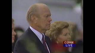 President Richard M Nixon Funeral April 27 1994 on CSPAN original VHS Recording [upl. by Retsel]