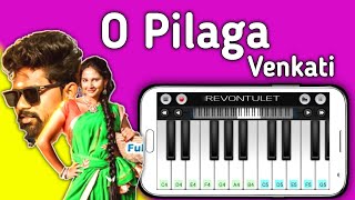 O Pilaga Venkati Song Piano Tutorial  O Pilaga Venkati Song Walk Band Tutorial  Jays Piano [upl. by Ahsinauq]