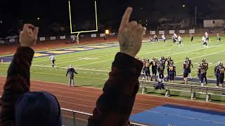 Montoursville vs Mifflinburg Block Punt Touchdown [upl. by Ettinger]