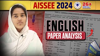 AISSEE 2024 PAPER ANALYSIS CLASS 6th ENGLISH  SAINIK SCHOOL PAPER SOLUTION  KRANTHI KEEN COACHING [upl. by Naasah]